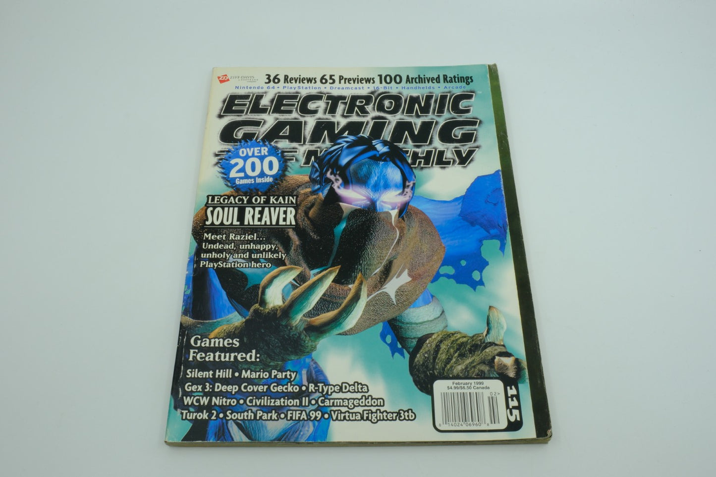 Electronic Gaming Monthly – February 1999 (Legacy of Kain: Soul Reaver cover)