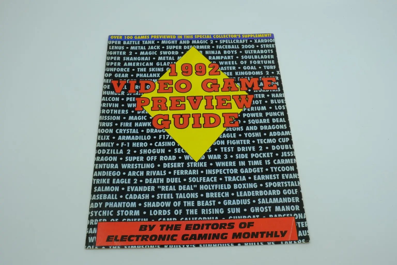 Electronic Gaming Monthly: 1992 Video Game Preview Guide RetroGate - Your Gateway to Classic Gaming