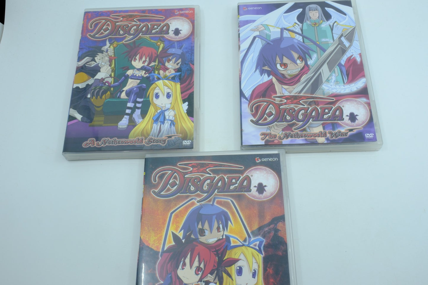 Disgaea DVD Anime Vol. 1–3 Set – Geneon