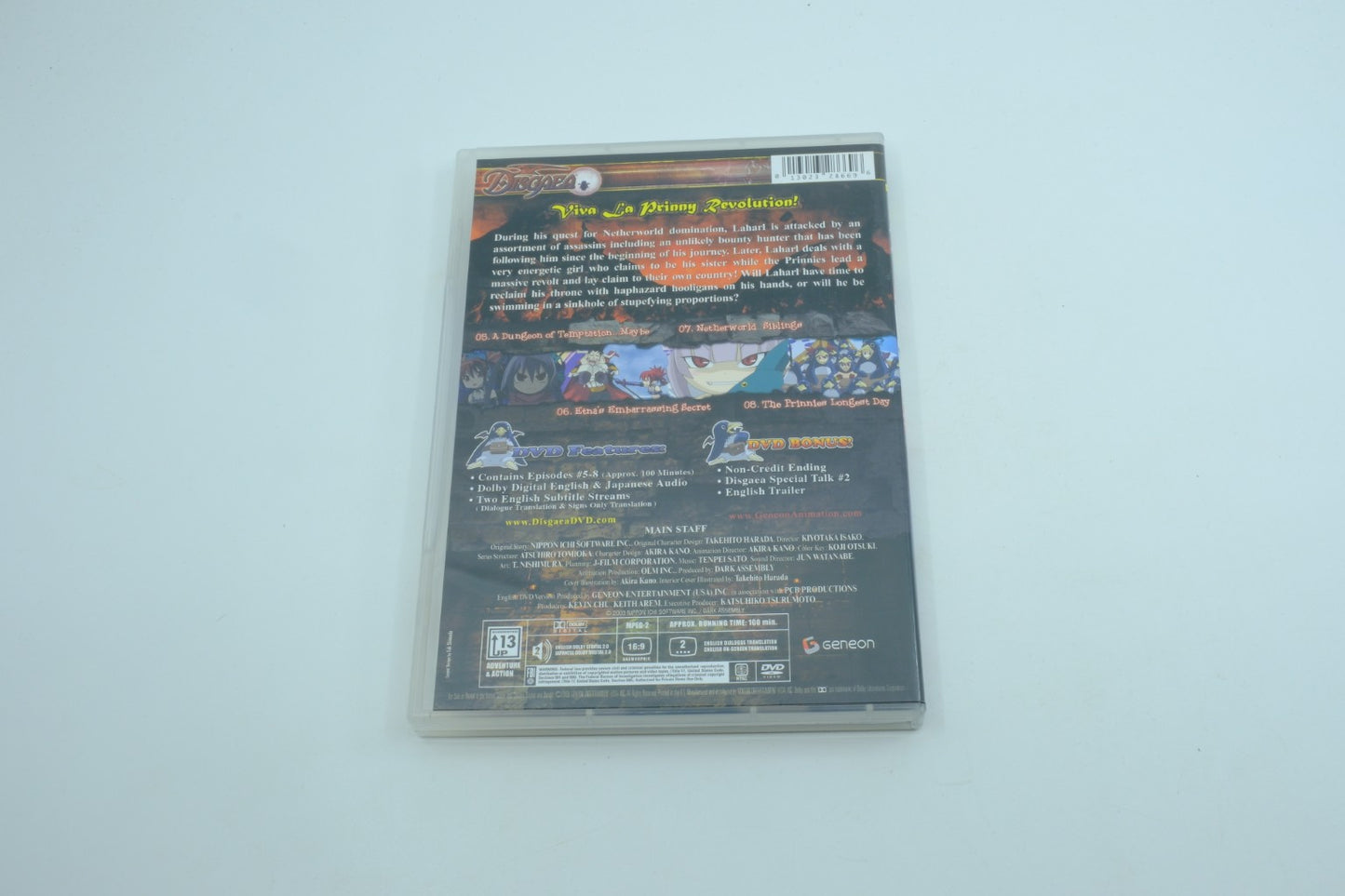 Disgaea DVD Anime Vol. 1–3 Set – Geneon