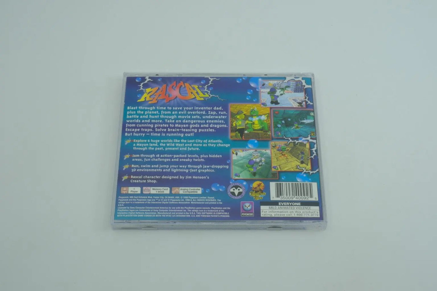 Rascal – Complete in Box RetroGate - Your Gateway to Classic Gaming