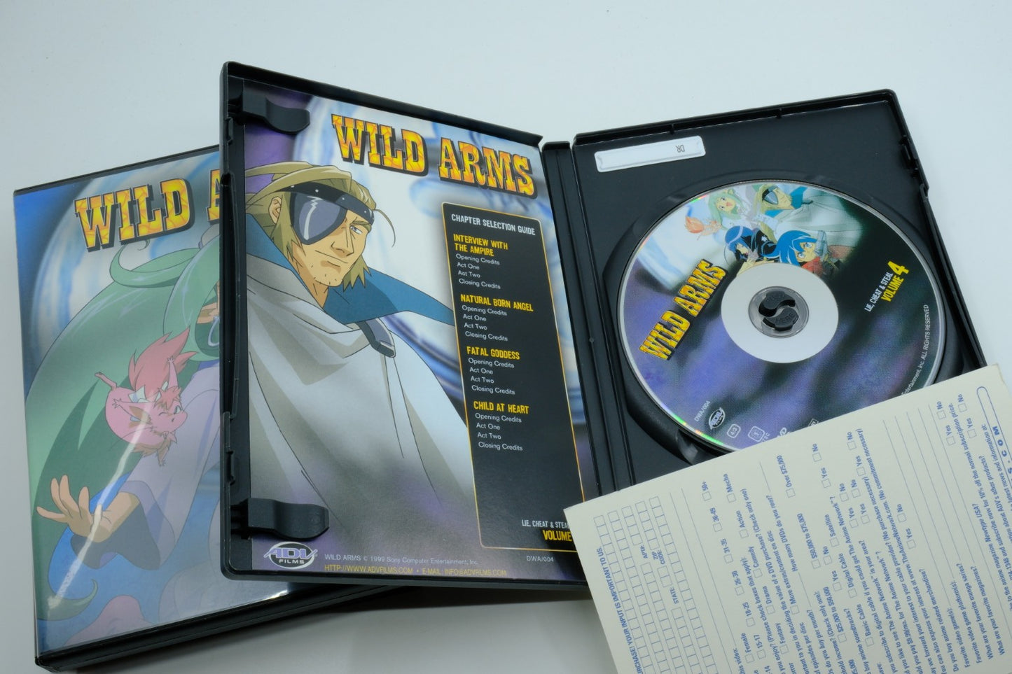 Wild Arms DVD Anime Complete Set Vol. 1–5 – ADV Films