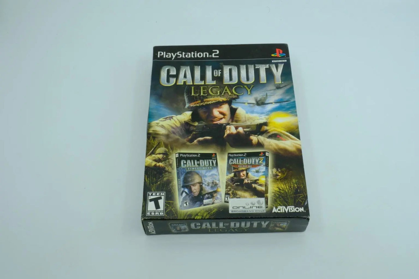 Call of Duty: Legacy (PlayStation 2) – Complete in Box (CIB, Bundle – Both Games Sealed) RetroGate - Your Gateway to Classic Gaming