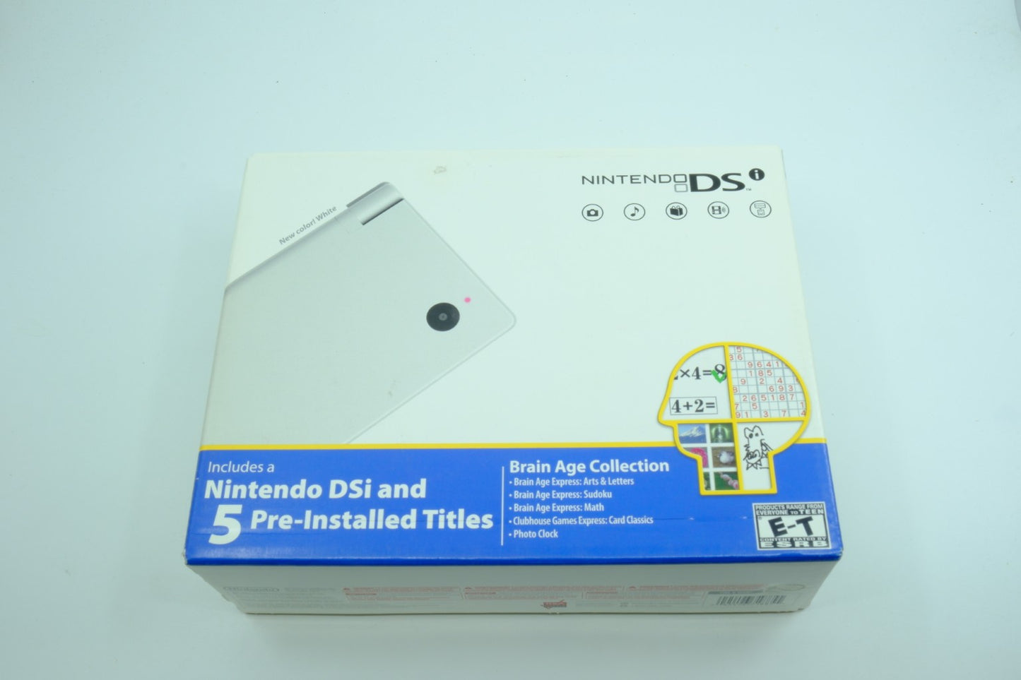 Nintendo DSi White Console – Brain Age Collection Bundle – Brand New Sealed