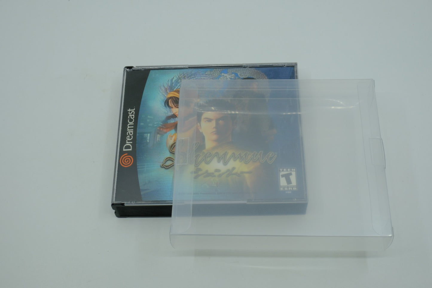 Sega Dreamcast Double CD Jewel Case Clear Protective Box Protector Sleeve Case