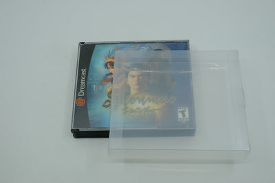 Sega Dreamcast Double CD Jewel Case Clear Protective Box Protector Sleeve Case