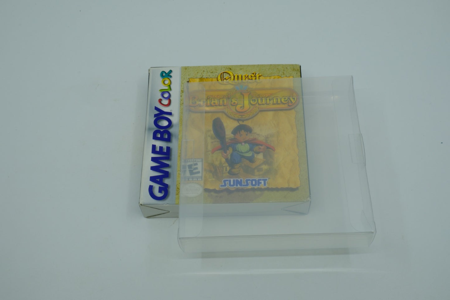 Game Boy Color Game Box Clear Protective Box Protector Sleeve Case