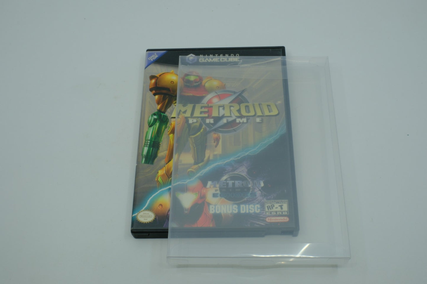 Nintendo GameCube Game Case Clear Protective Box Protector Sleeve Case