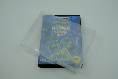 Sega Genesis Game Case Clear Protective Box Protector Sleeve Case