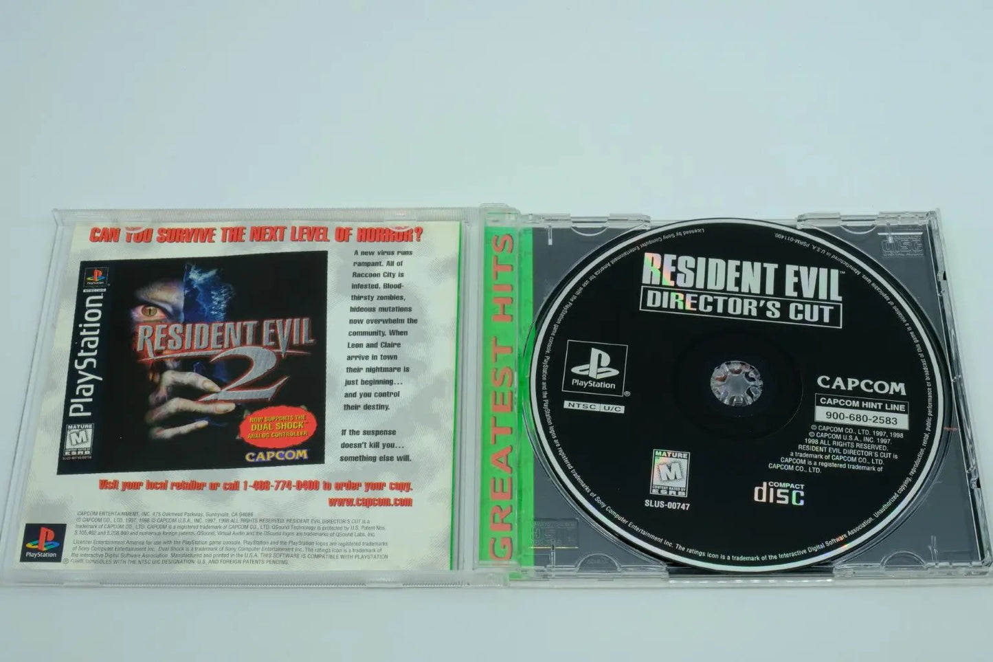 Resident Evil: Director’s Cut – Complete in Box – Greatest Hits RetroGate - Your Gateway to Classic Gaming