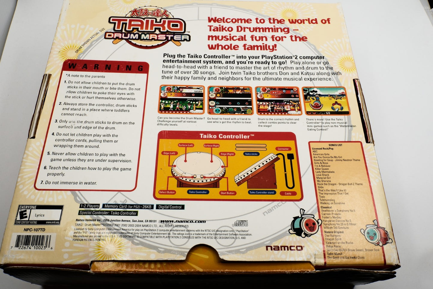 Taiko Drum Master with Taiko Controller – Complete in Box