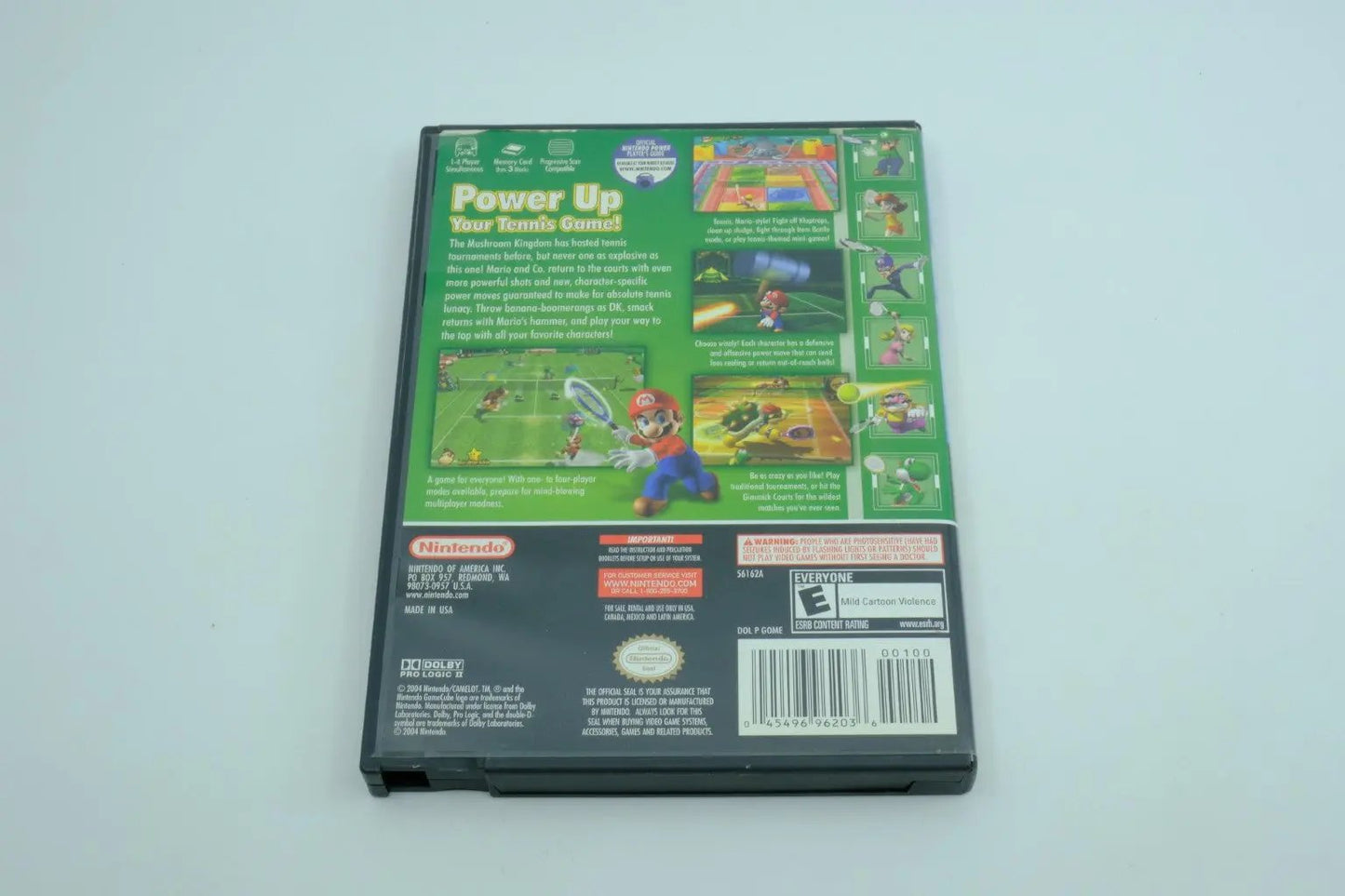 Mario Power Tennis – Complete in Box RetroGate - Your Gateway to Classic Gaming