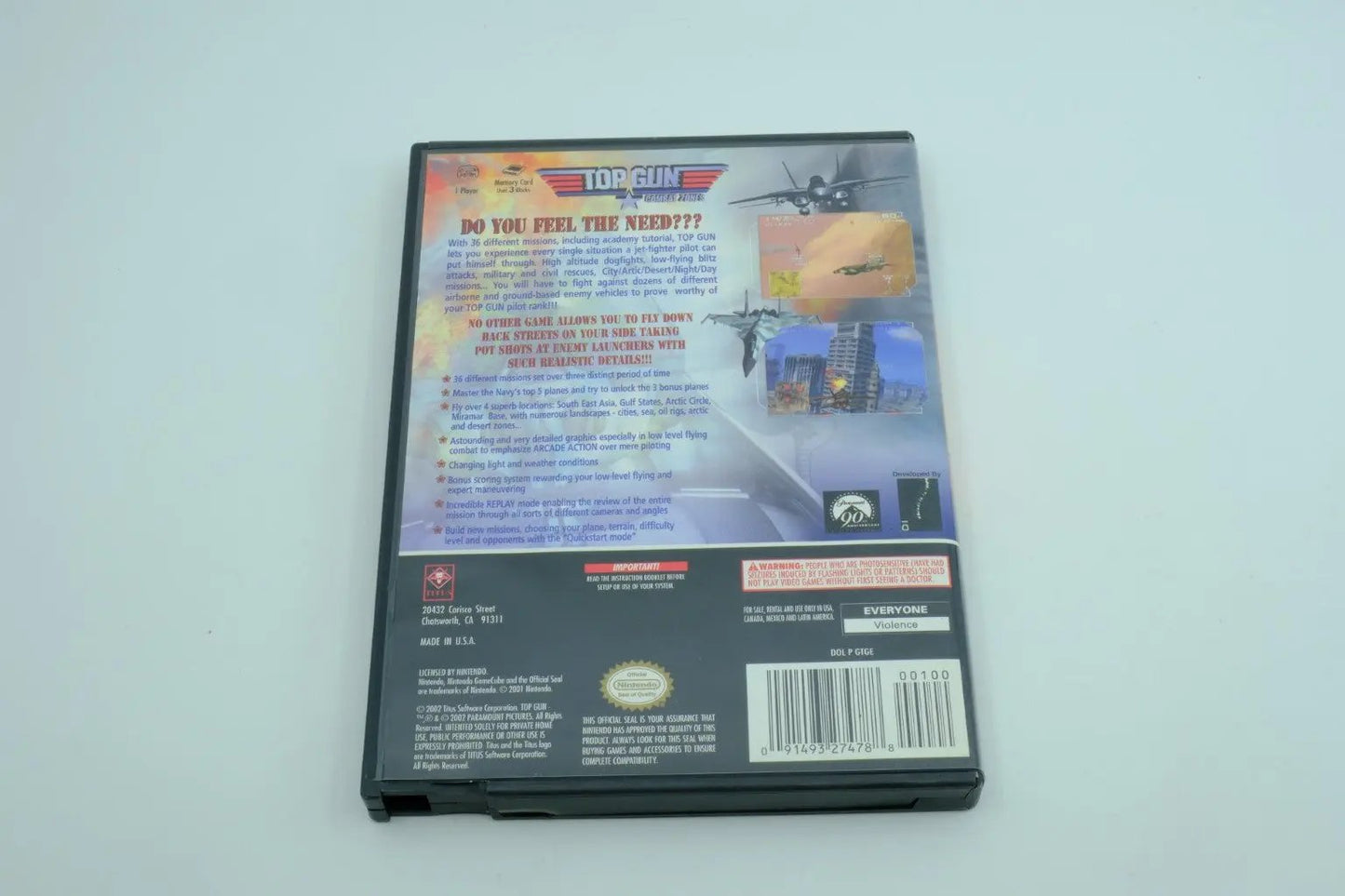 Top Gun: Combat Zones – Complete in Box RetroGate - Your Gateway to Classic Gaming