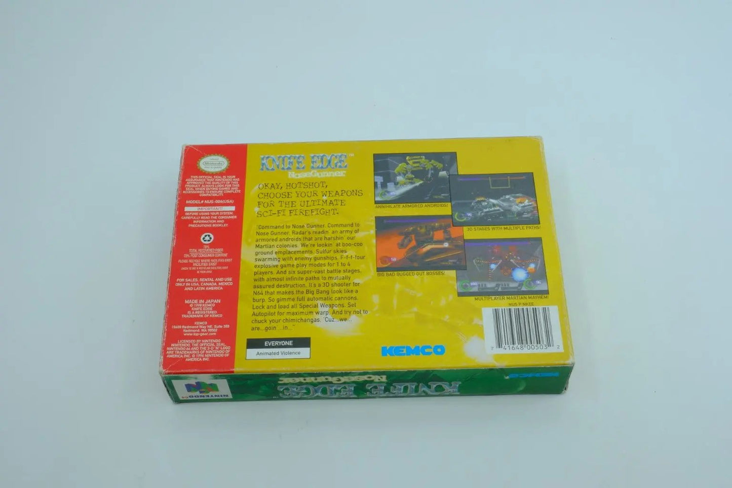 Knife Edge: NoseGunner – Complete in Box RetroGate - Your Gateway to Classic Gaming