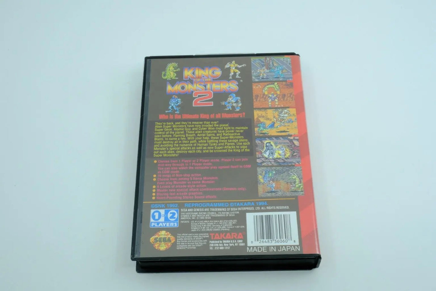 King of the Monsters 2 – Complete in Box RetroGate - Your Gateway to Classic Gaming