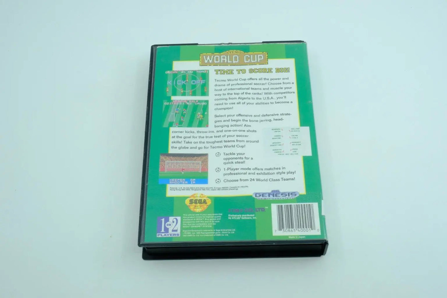 Tecmo World Cup – Complete in Box RetroGate - Your Gateway to Classic Gaming