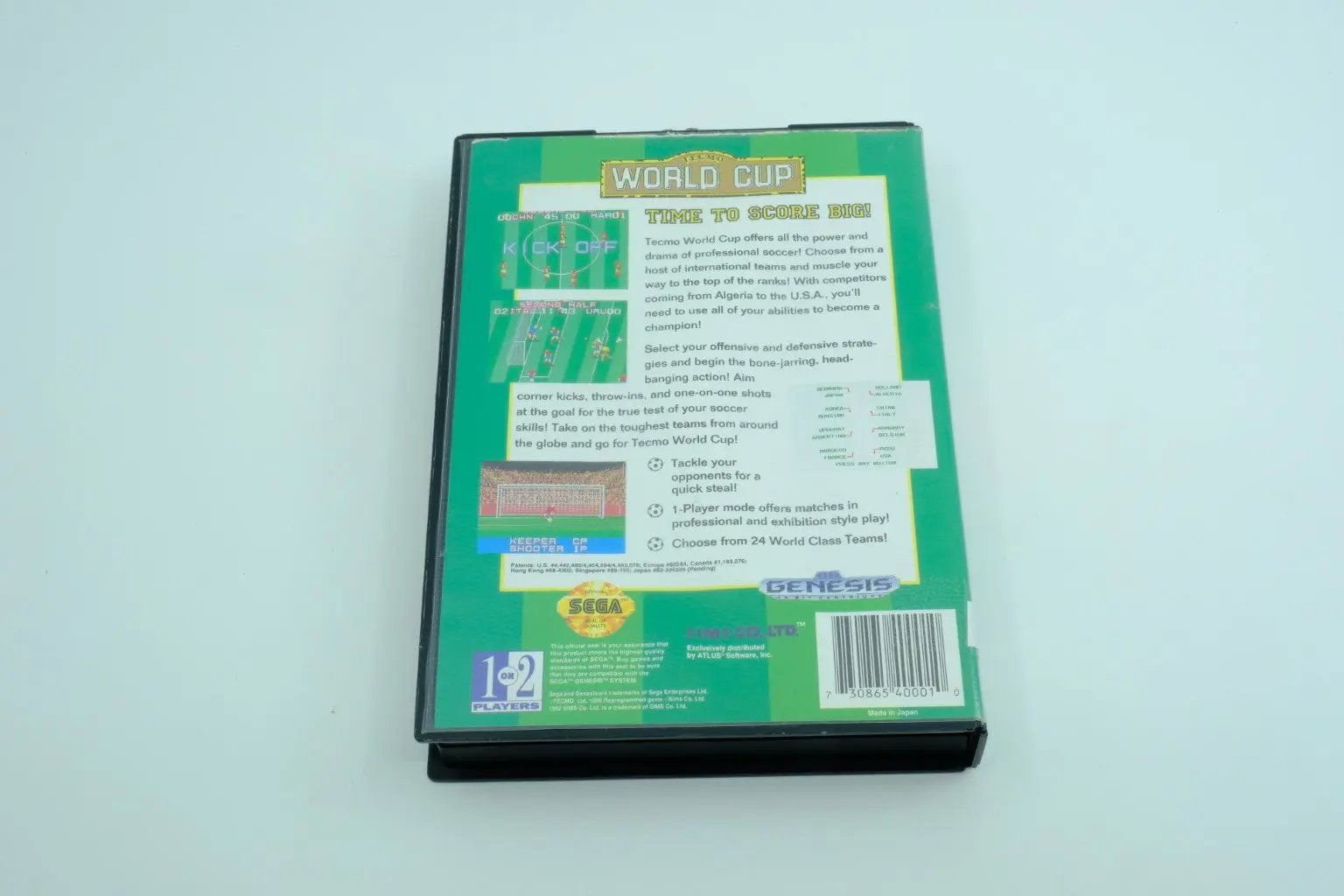 Tecmo World Cup – Complete in Box RetroGate - Your Gateway to Classic Gaming
