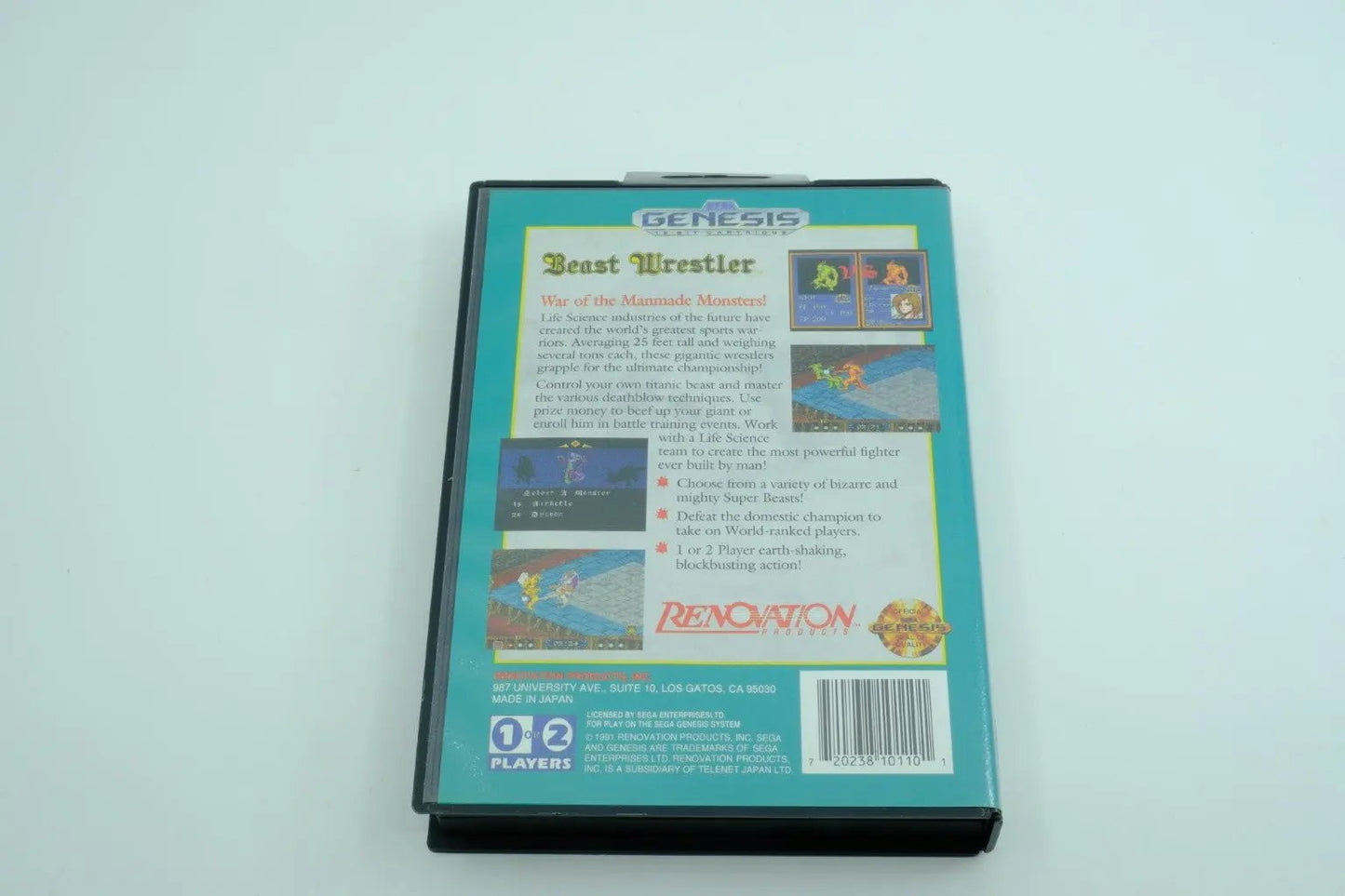 Beast Wrestler – Complete in Box RetroGate - Your Gateway to Classic Gaming