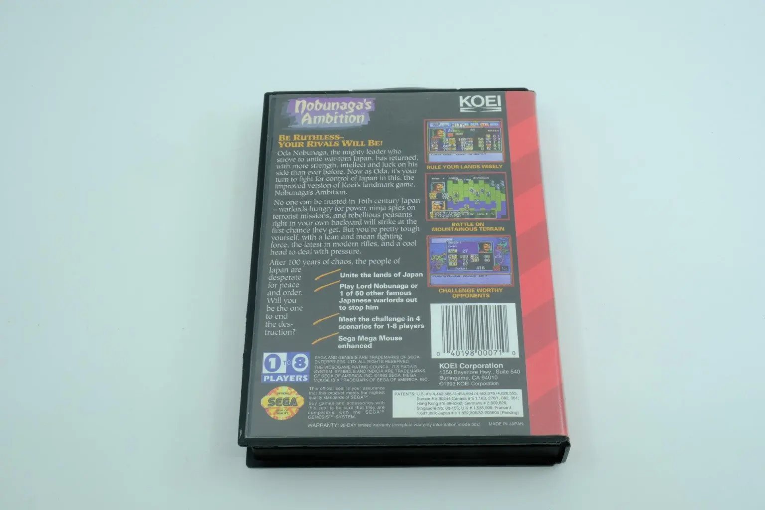 Nobunaga’s Ambition – Complete in Box RetroGate - Your Gateway to Classic Gaming