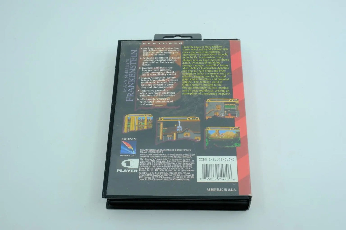 Mary Shelley’s Frankenstein – Complete in Box RetroGate - Your Gateway to Classic Gaming