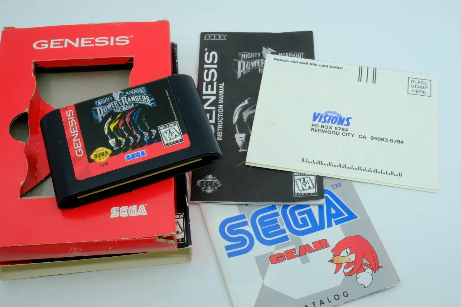 Mighty Morphin Power Rangers: The Movie – Complete in Box RetroGate - Your Gateway to Classic Gaming